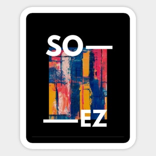 So ez Sticker